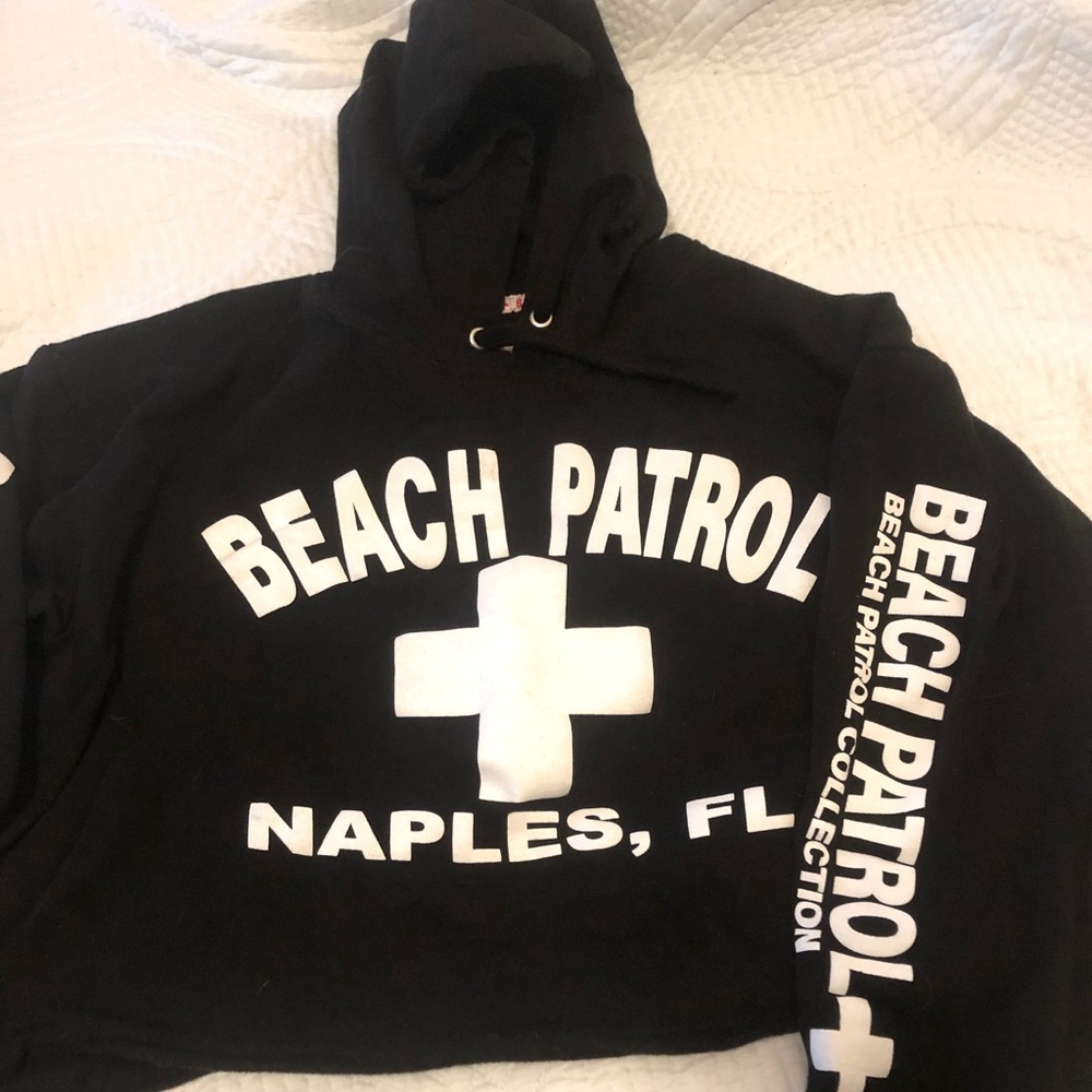 Pre owned Fort Myers’s FL Sweatshirt hoodie size L crop waistline